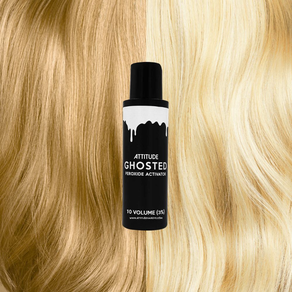 Attitude Hair Dye - Ghosted 10 Volume (3%) Peroxide Haarbleekmiddel - Wit